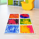 Textured Liquid Sensory Mats - set of 6