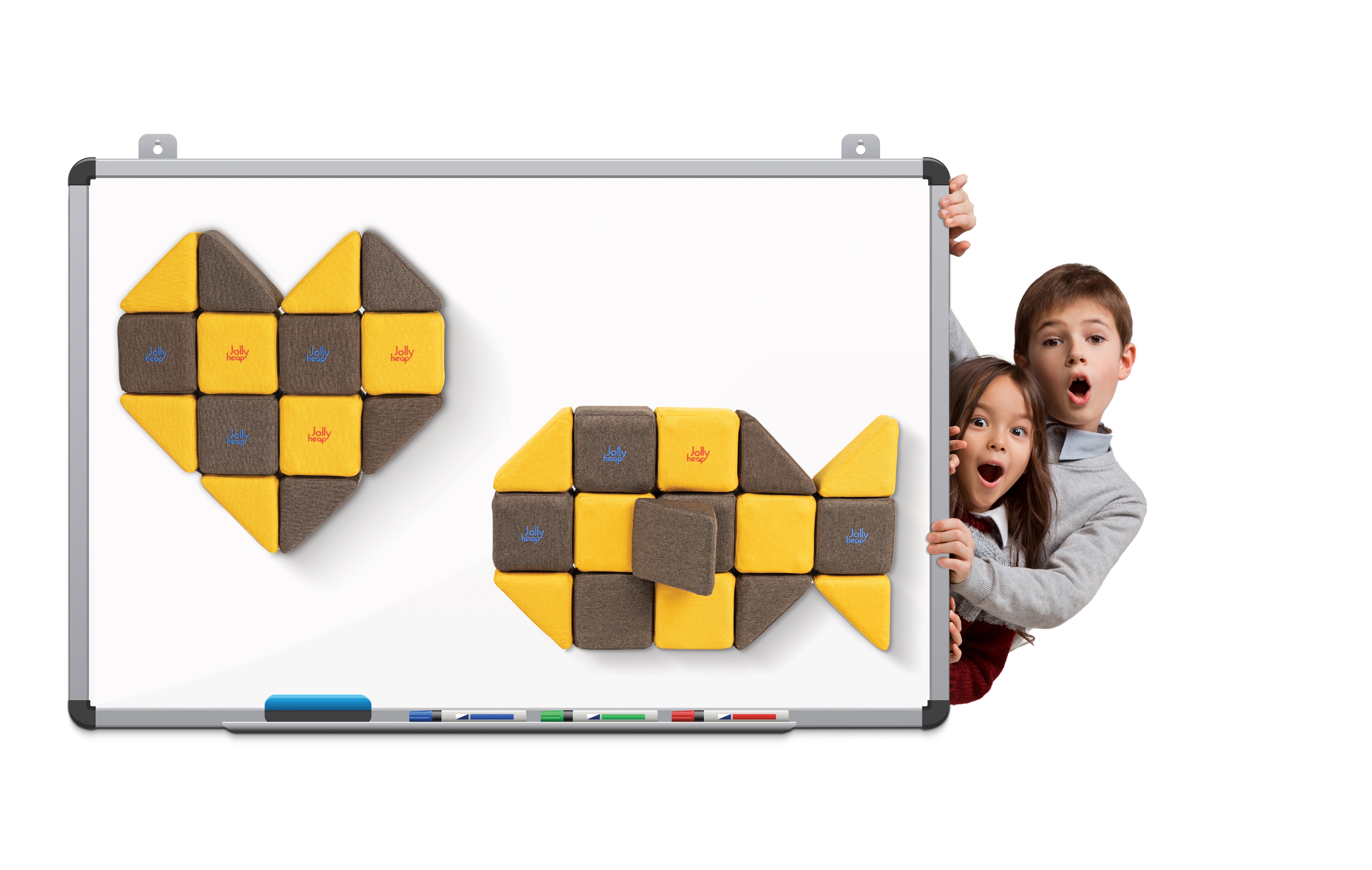 JollyHeap Medium Set (50 Magnetic Blocks)