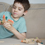 T.Rex - Wooden Handmade Magnetic Toys - Game of Dinosaurs