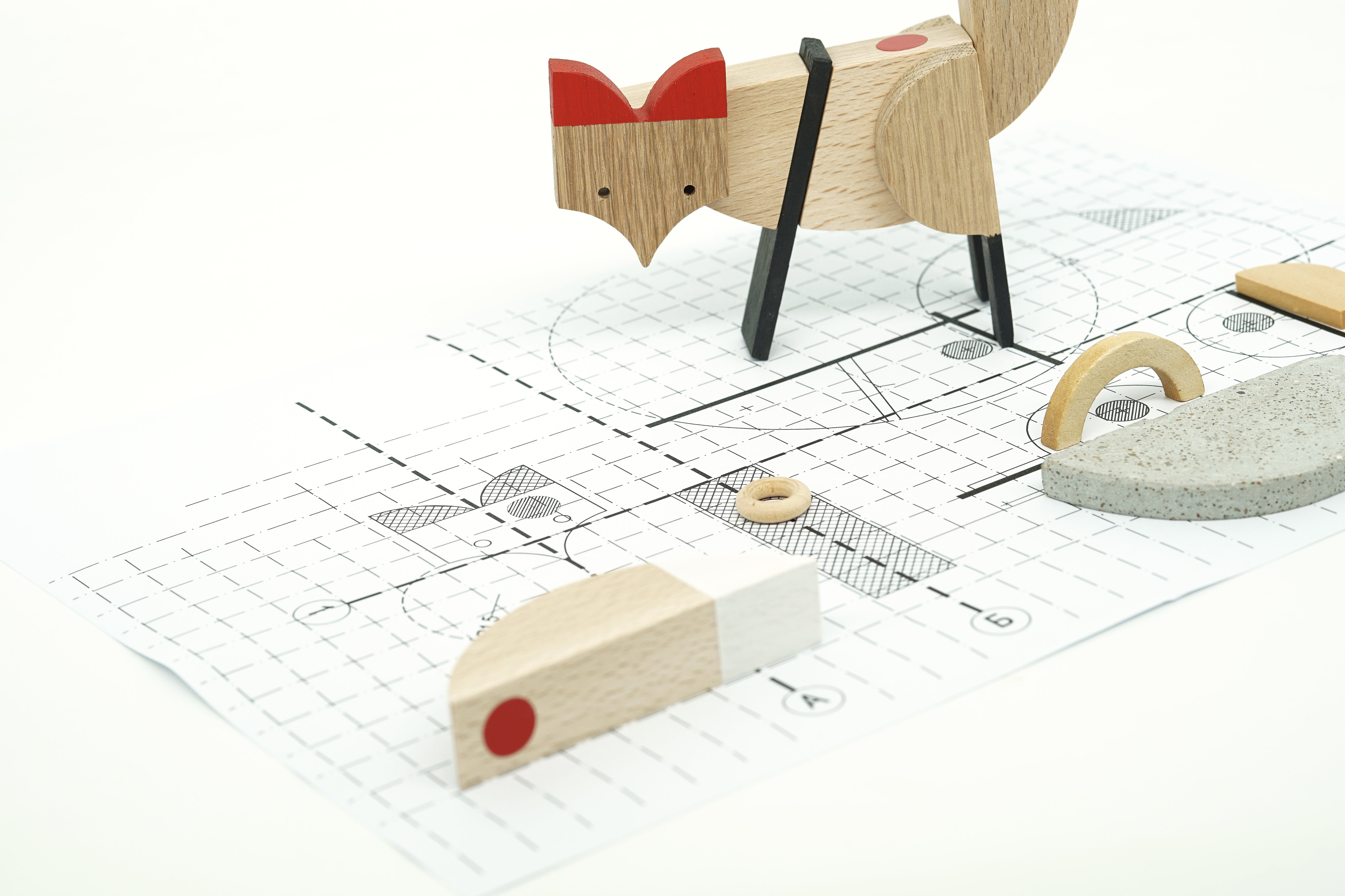 Fox - Handmade Wooden Magnetic Toys