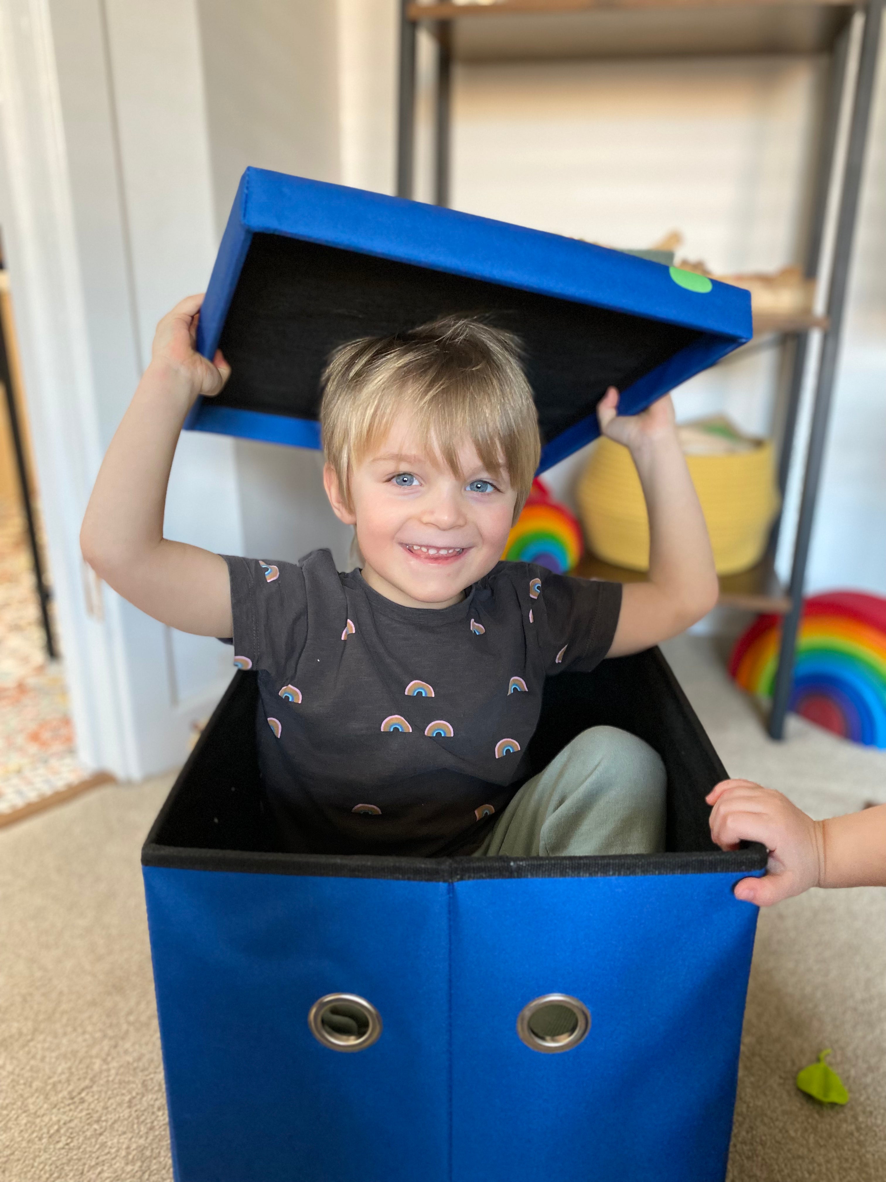 Small Blue Storage Box