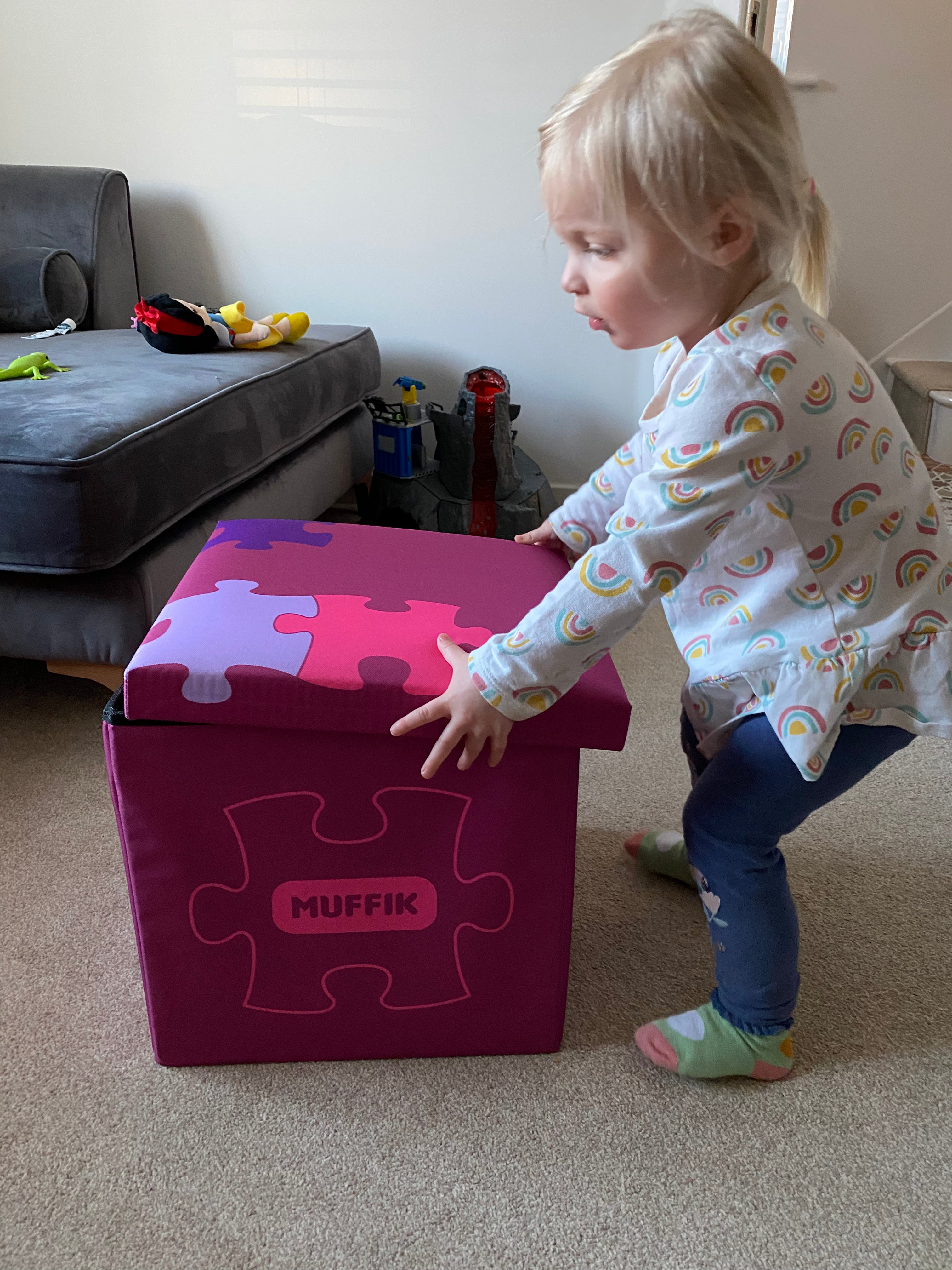 Small Pink Storage Box