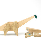 Brachiosaurus - Wooden Handmade Magnetic Toys - Game of Dinosaurs