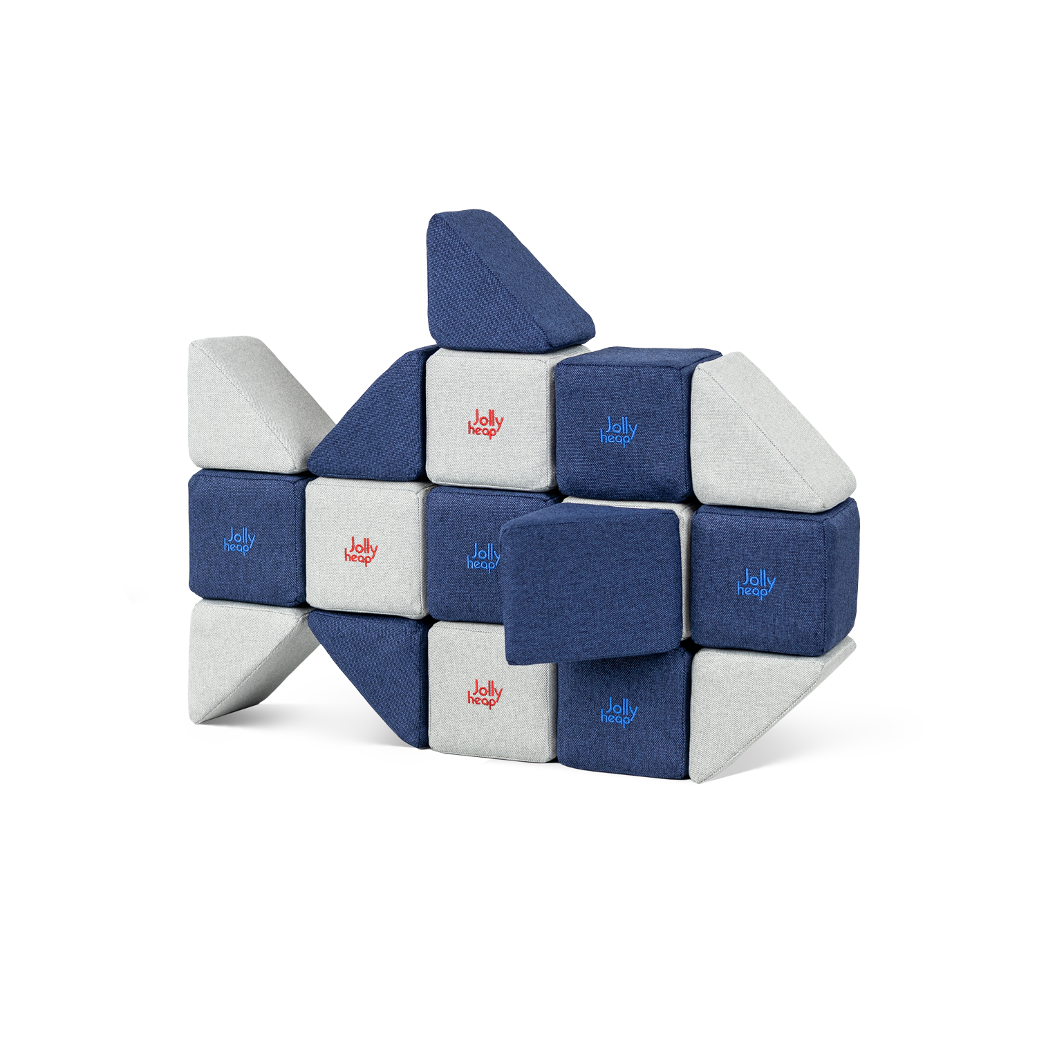 JollyHeap Mini Set (24 Magnetic Blocks)