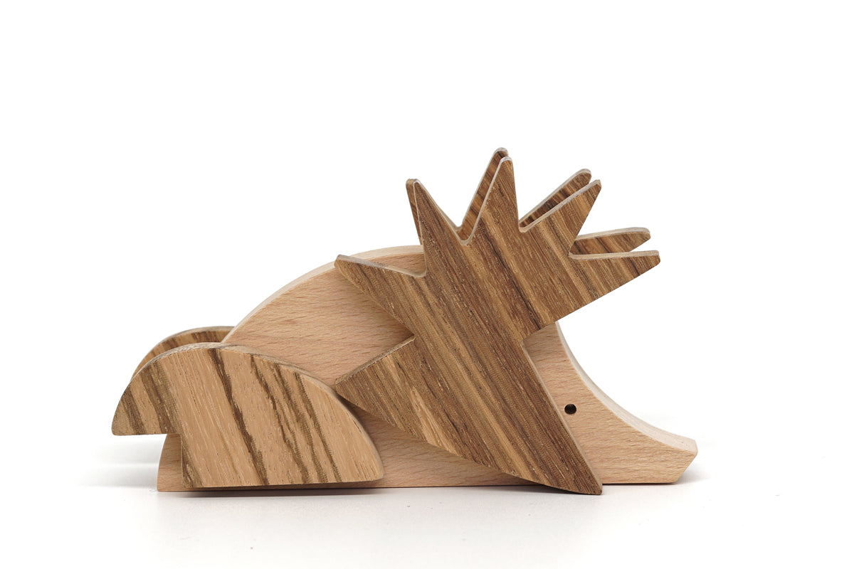 Hedgehog - Wooden Handmade Magnetic Toys - Once Upon a Time