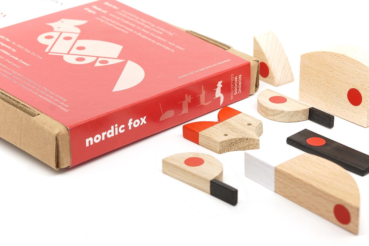 Fox - Handmade Wooden Magnetic Toys