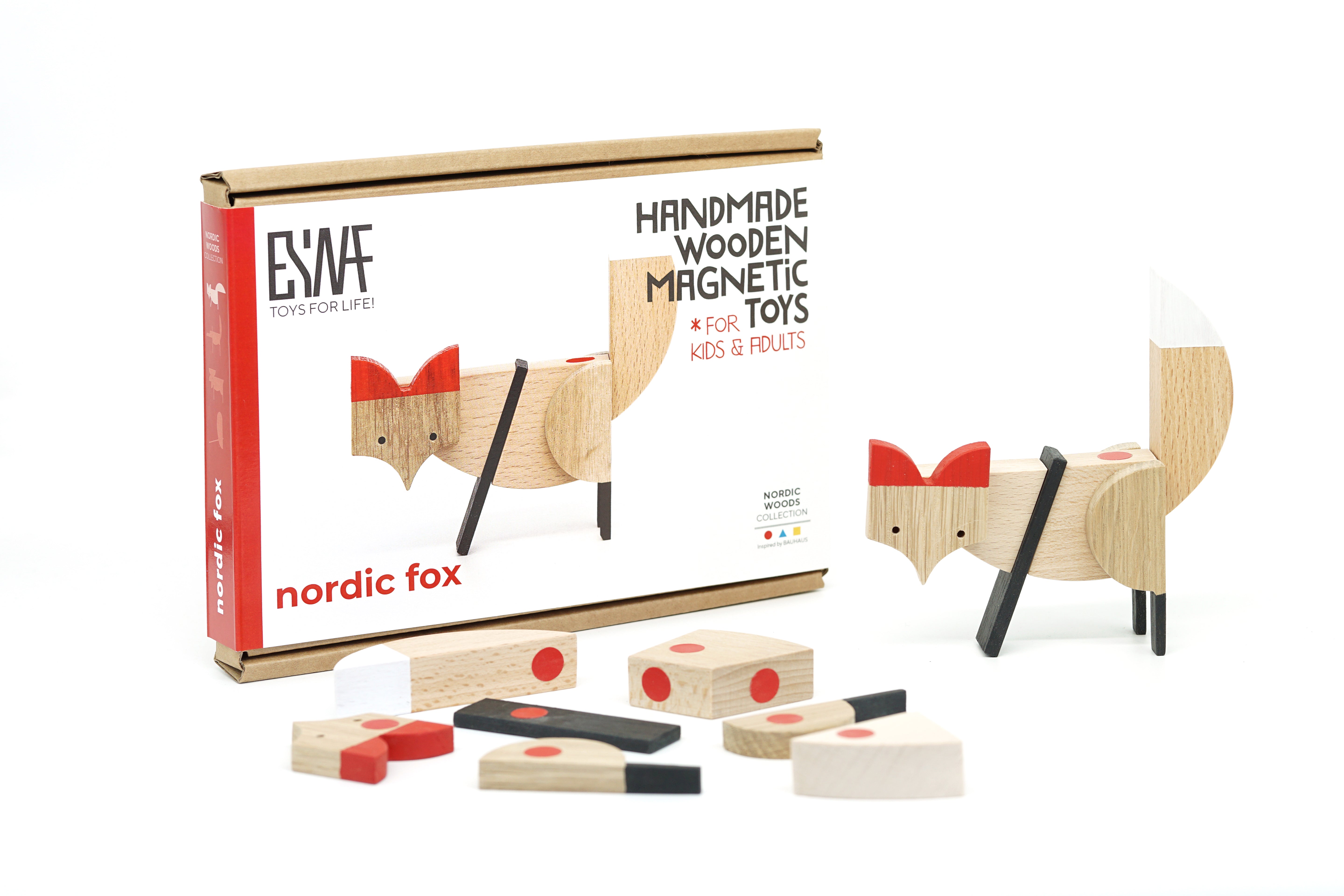 Fox - Handmade Wooden Magnetic Toys