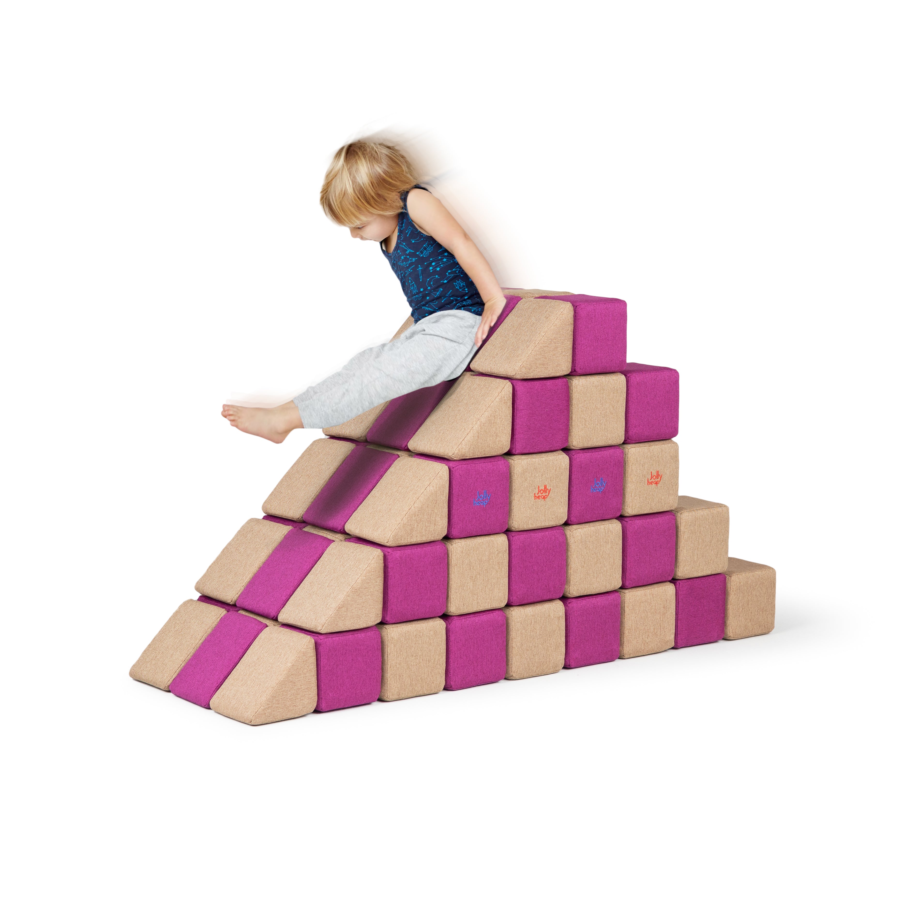 JollyHeap Basic Set (100 Magnetic Blocks)