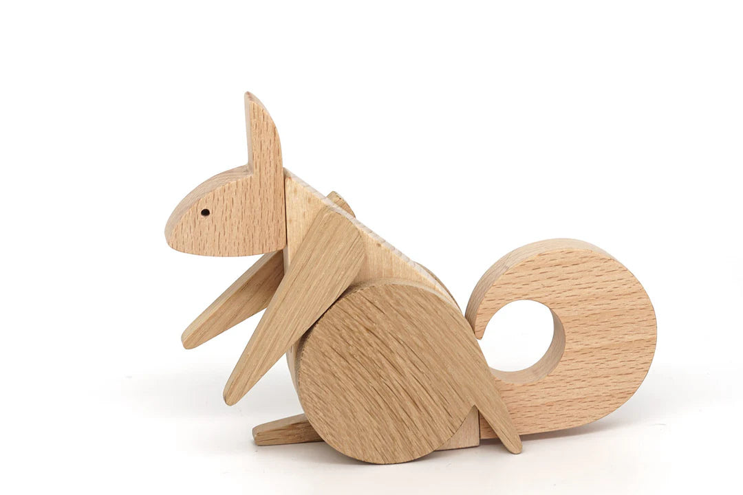 Squirrel - Wooden Handmade Magnetic Toys - Ones Upon A Time