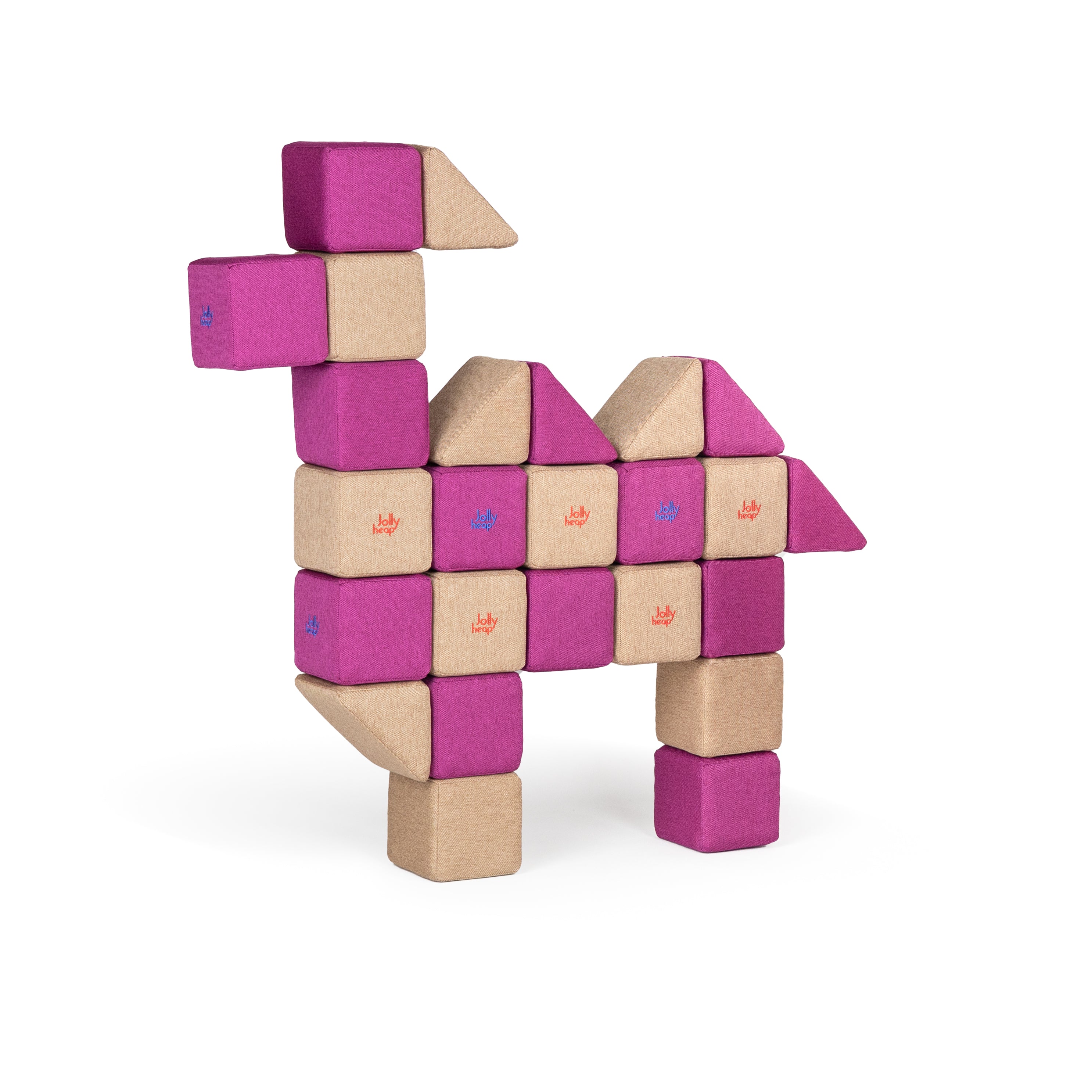 JollyHeap Basic Set (100 Magnetic Blocks)