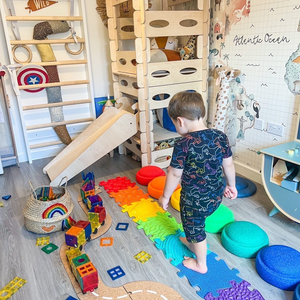 Playroom furniture designed by orthopaedic experts | Happy Feet Play mats