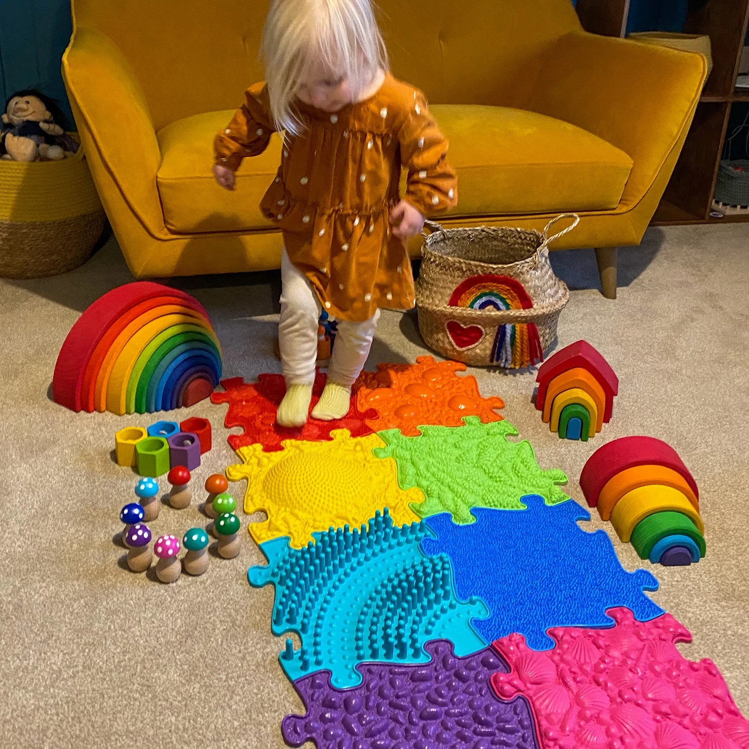 
  
  Who are Muffik sensory play mats for?
  
