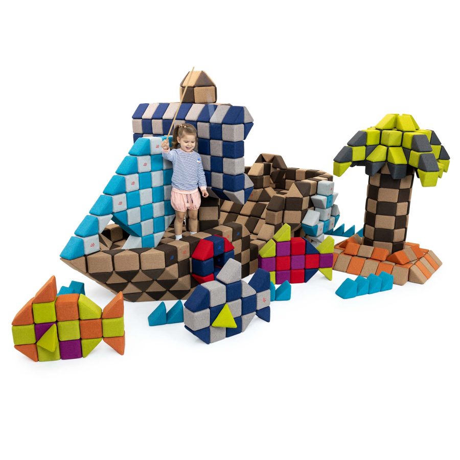 Jollyheap Creations Collection - Magnetic Blocks for Kids