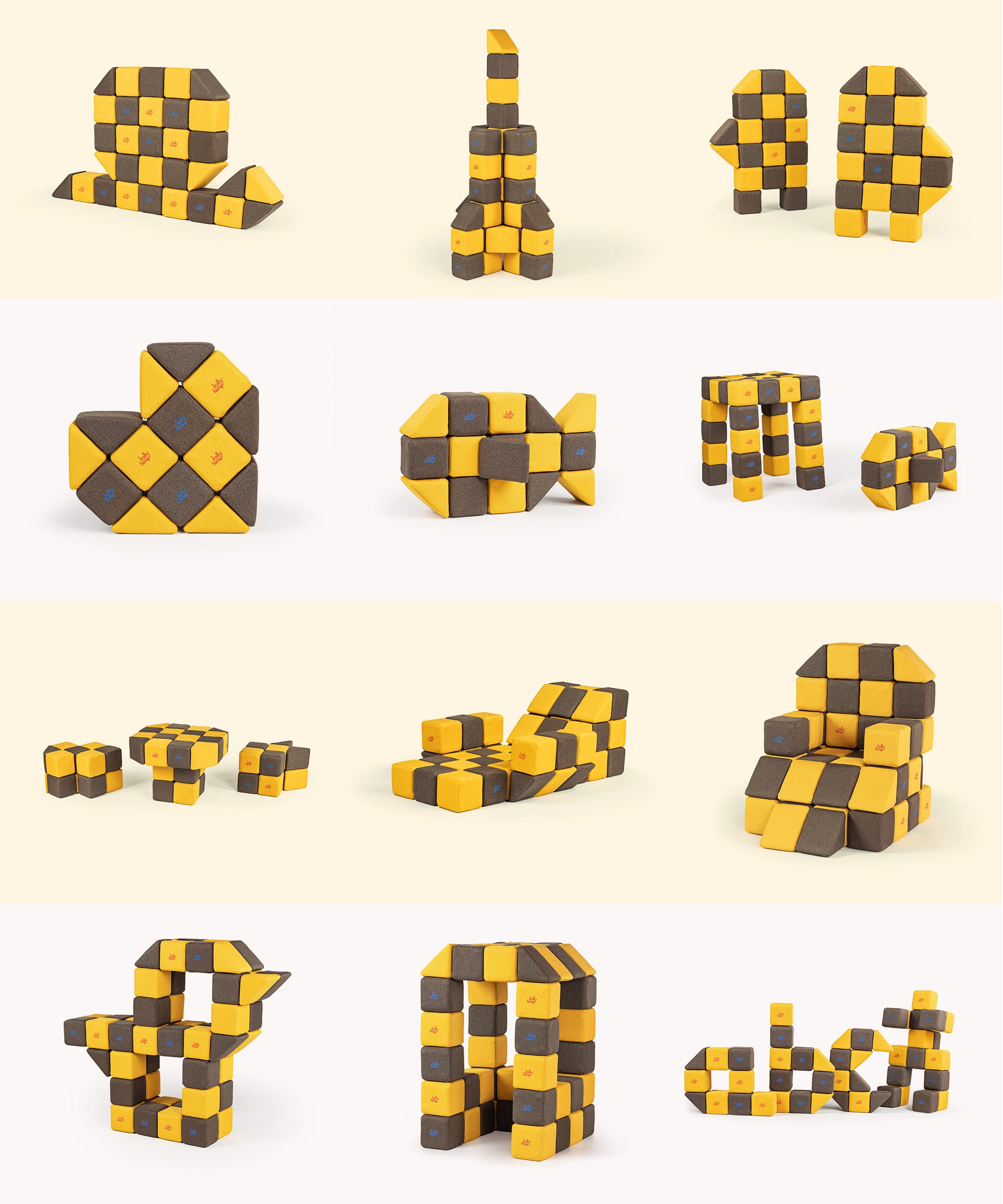 
  
  JollyHeap Medium Set (50 Magnetic Blocks)
  
