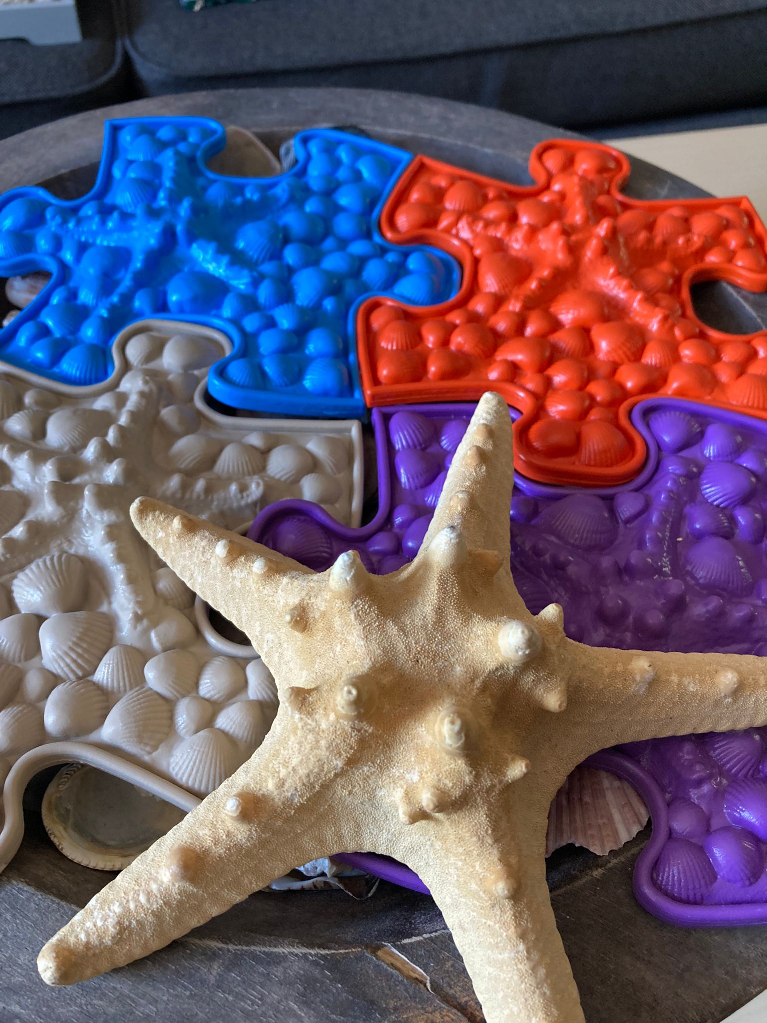 
  
  Mini Starfish - Firm Muffik Sensory Play Mat
  

