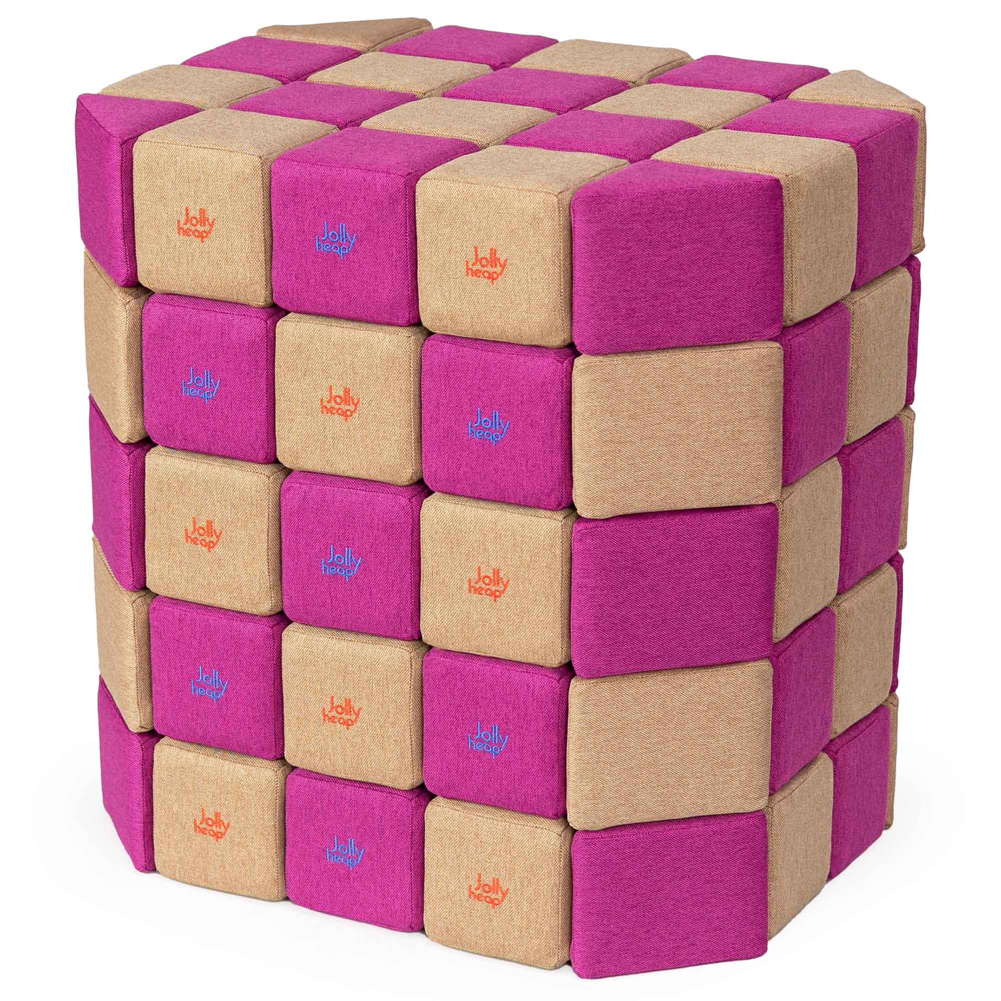 
  
  JollyHeap Basic Set (100 Magnetic Blocks)
  

