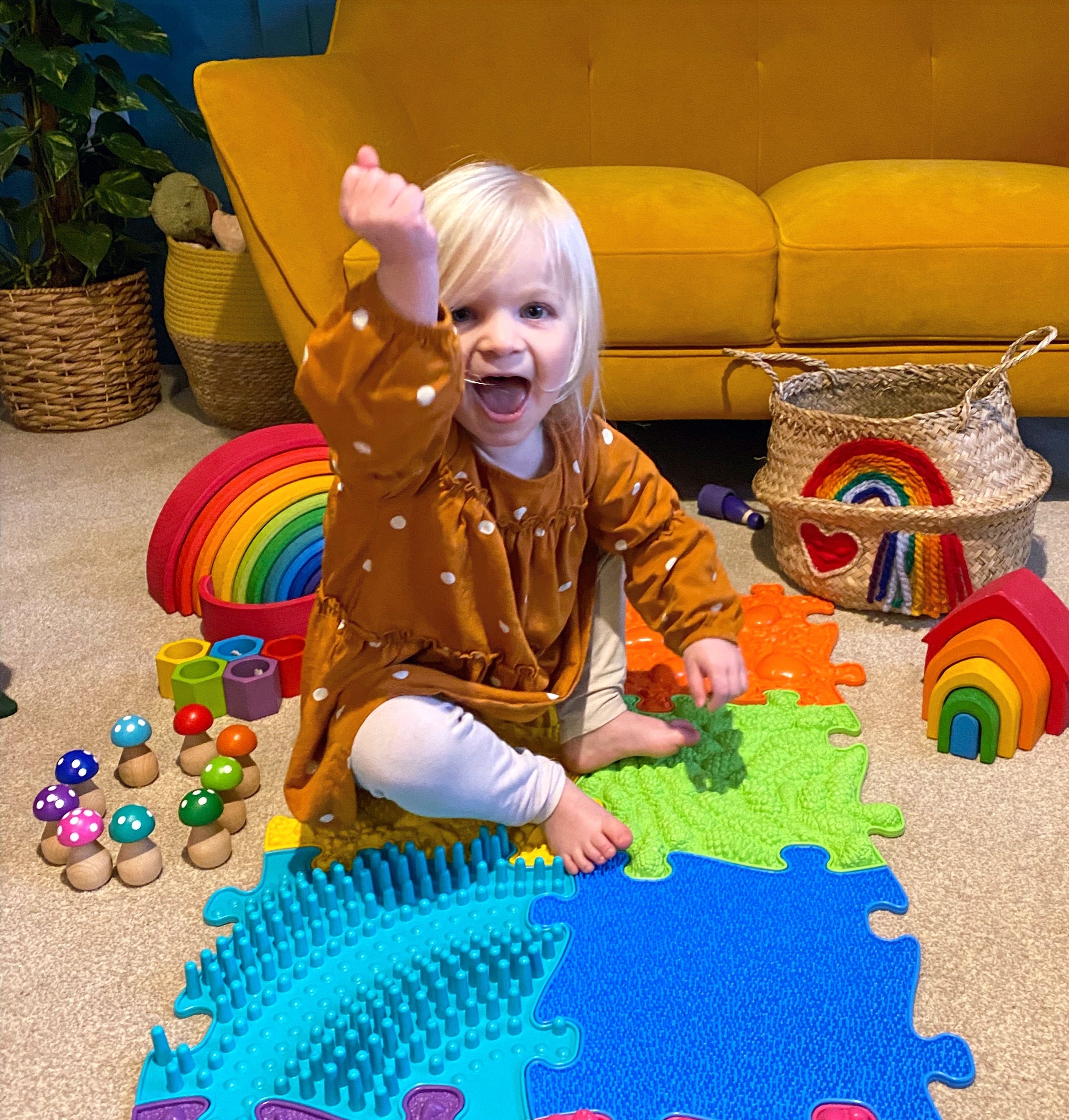 Muffik Orthopaedic Sensory Play Mat Set