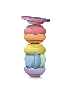 
  
  Limited Edition Stapelstein Rainbow Set Pastel @nikejane
  
