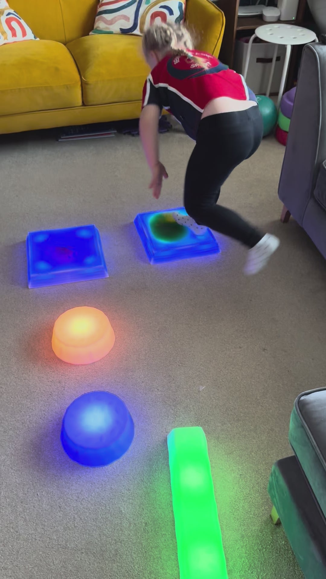 
  
  Light-Up Sensory Stepping Stones (Set of 3)
  
